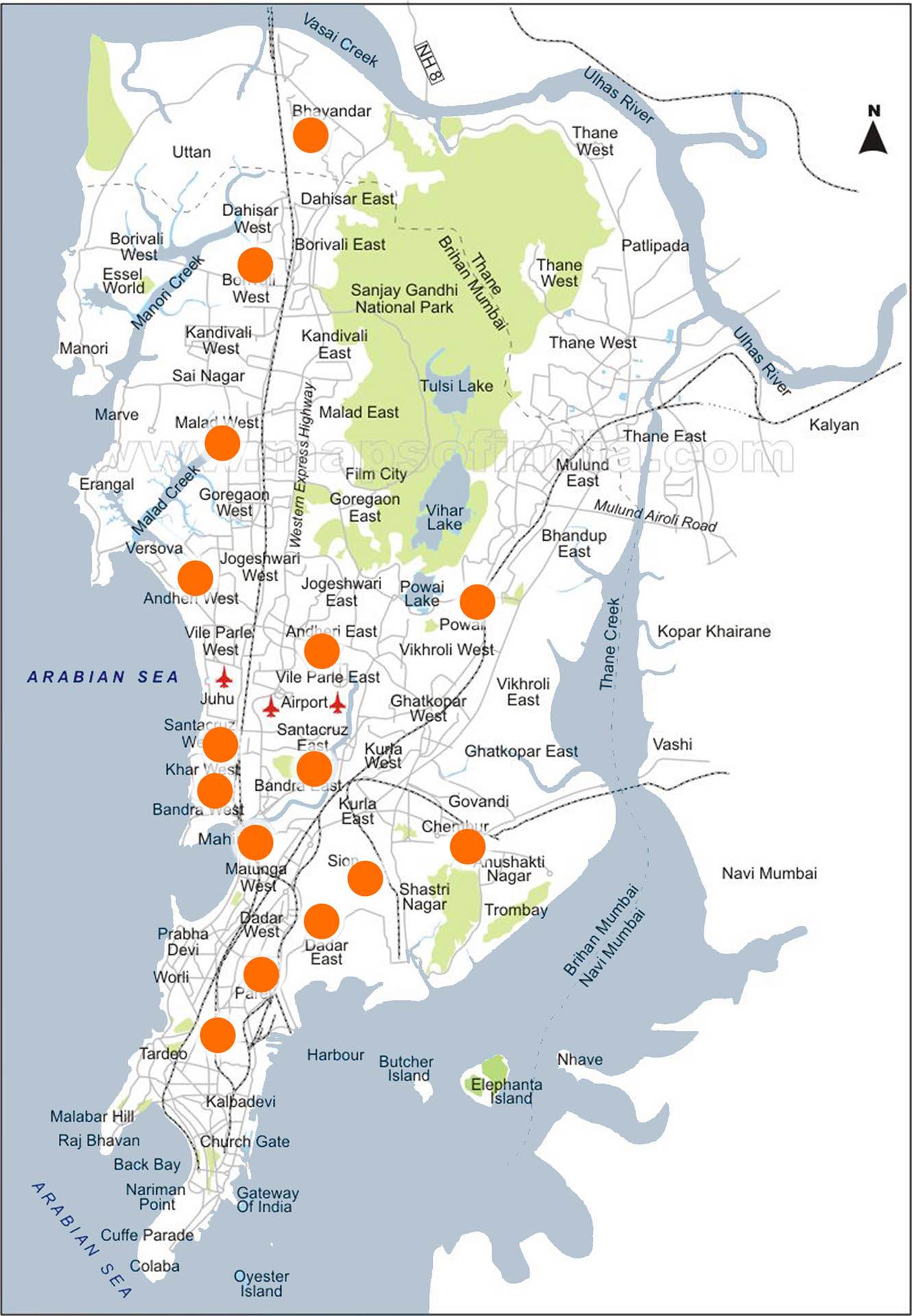 Life Group Mumbai Map